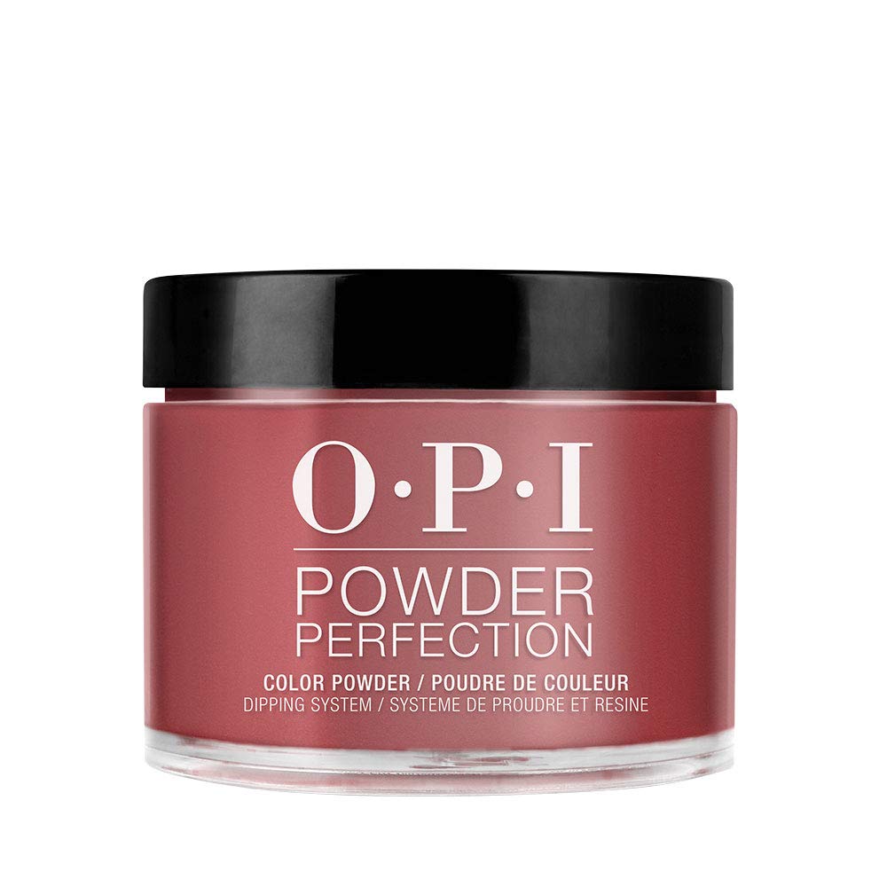 OPI Powder Perfection | Reds | Opaque, Sheer, Crème Nail Dipping Powder | Up to three Weeks of High-Shine Wear | Acrylic Alternative