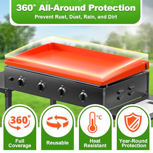 Image of LOPNUR Full Coverage Silicone Grill Cover for Blackstone Griddle, 36 Inch