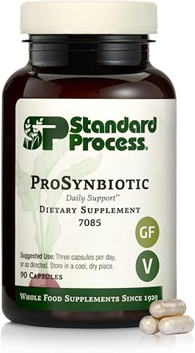 ProSynbiotic de proceso estándar  Alimento integral intestinal, apoyo inmunológico, digestión y salud digestiva con bifidobacterias, raíz de