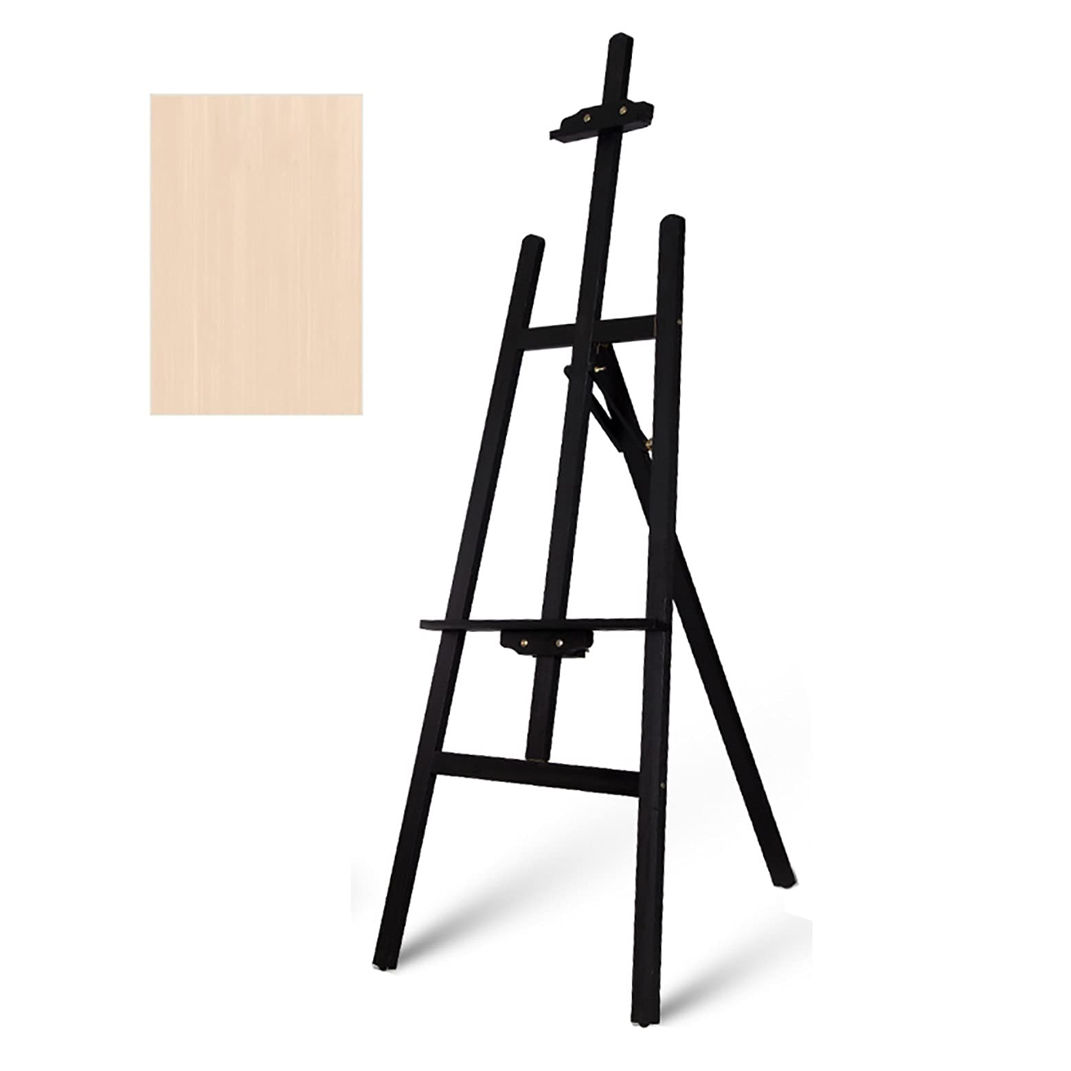 Malarz, Mocny I Profesjonalny, Sztaluga Z Ramą H I Deską Kreślarską 4K, 59"/150 Cm, Sztaluga Wystawowa Z Litego Drewna, Sztaluga Artystyczna, Dla Studentów I Artystów Krajobrazowych,