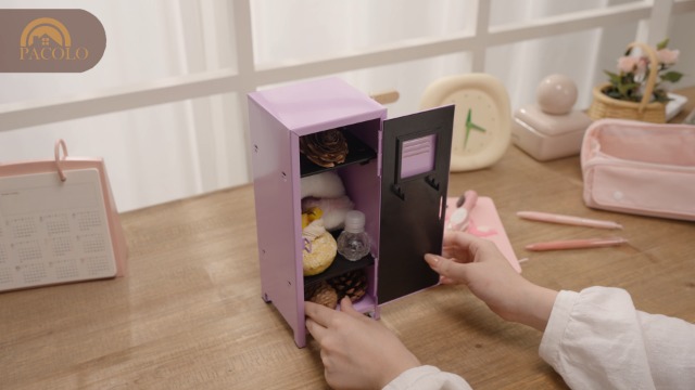Amazon.com: PACOLO Mini Locker, Metal Small Locker for Desktop