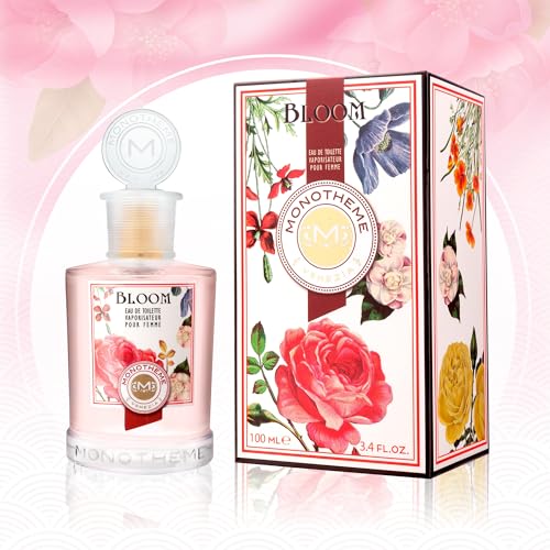 Image of Monotheme Venezia Classic Collection Bloom EDT Liquid Perfume For Women, Long Lasting Luxury Fragrance With Notes Of Floral & Citrus - Gift For Women, 100ml