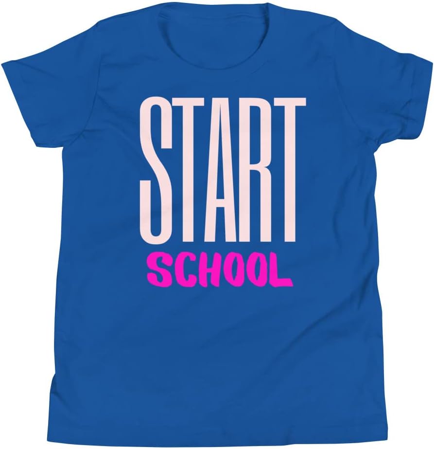 Youth Short Sleeve T-Shirt for Girls Start School