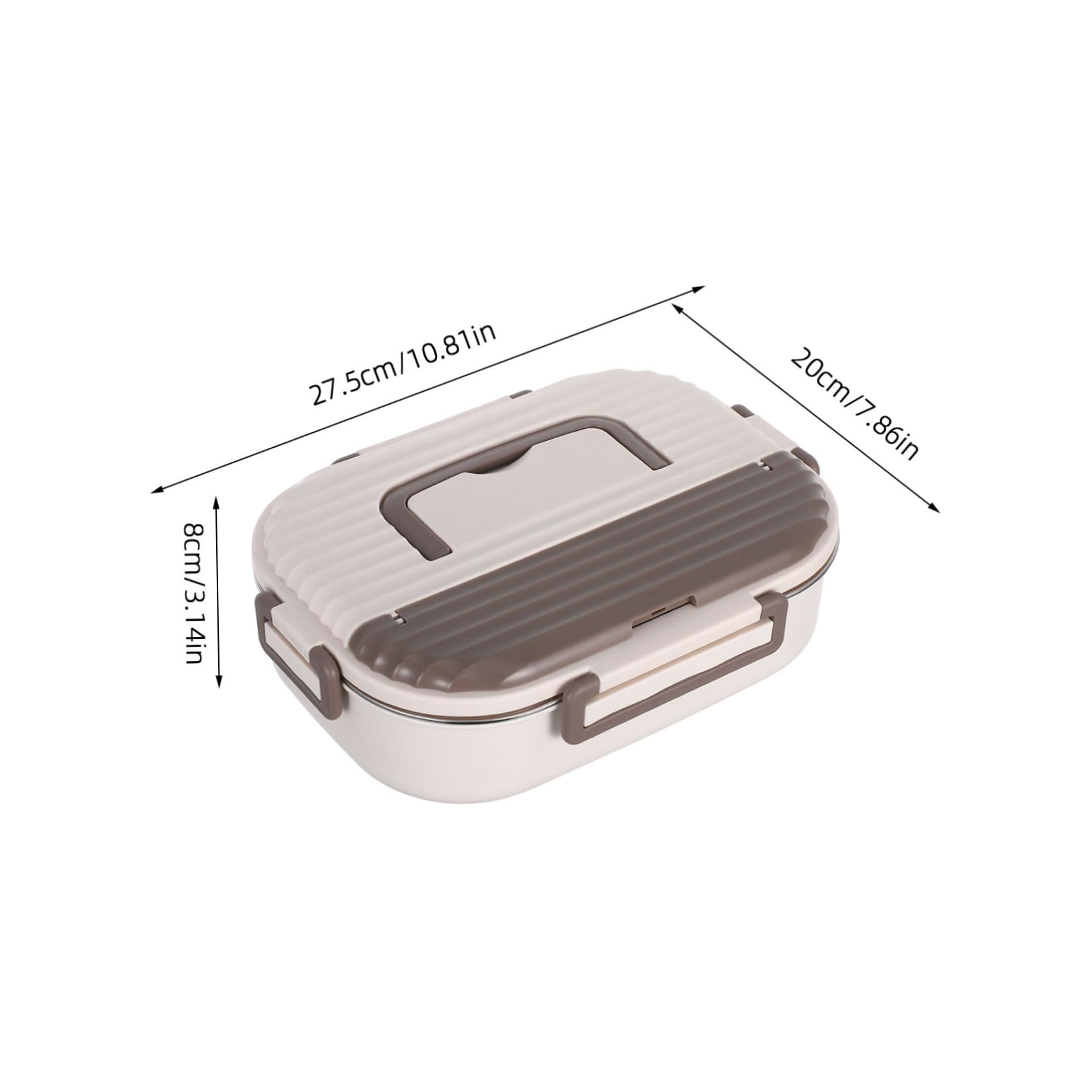 COLLBATH Boîte à Déjeuner Inox avec Compartiments Étanches Boîte Bento Double pour Repas Équilibrés Travail École et Sécurisée