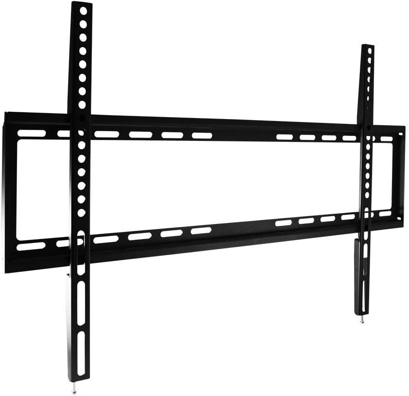 Monoprice Essential Tilt TV Wall Mount Bracket Low Profile for 37" to 70" TVs up to 77lbs, Max VESA 600x400, UL Certified, Heavy Duty Works with Concrete and Brick