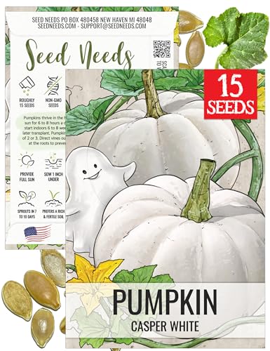Seed Needs Pumpkin Seeds for Planting Casper White...