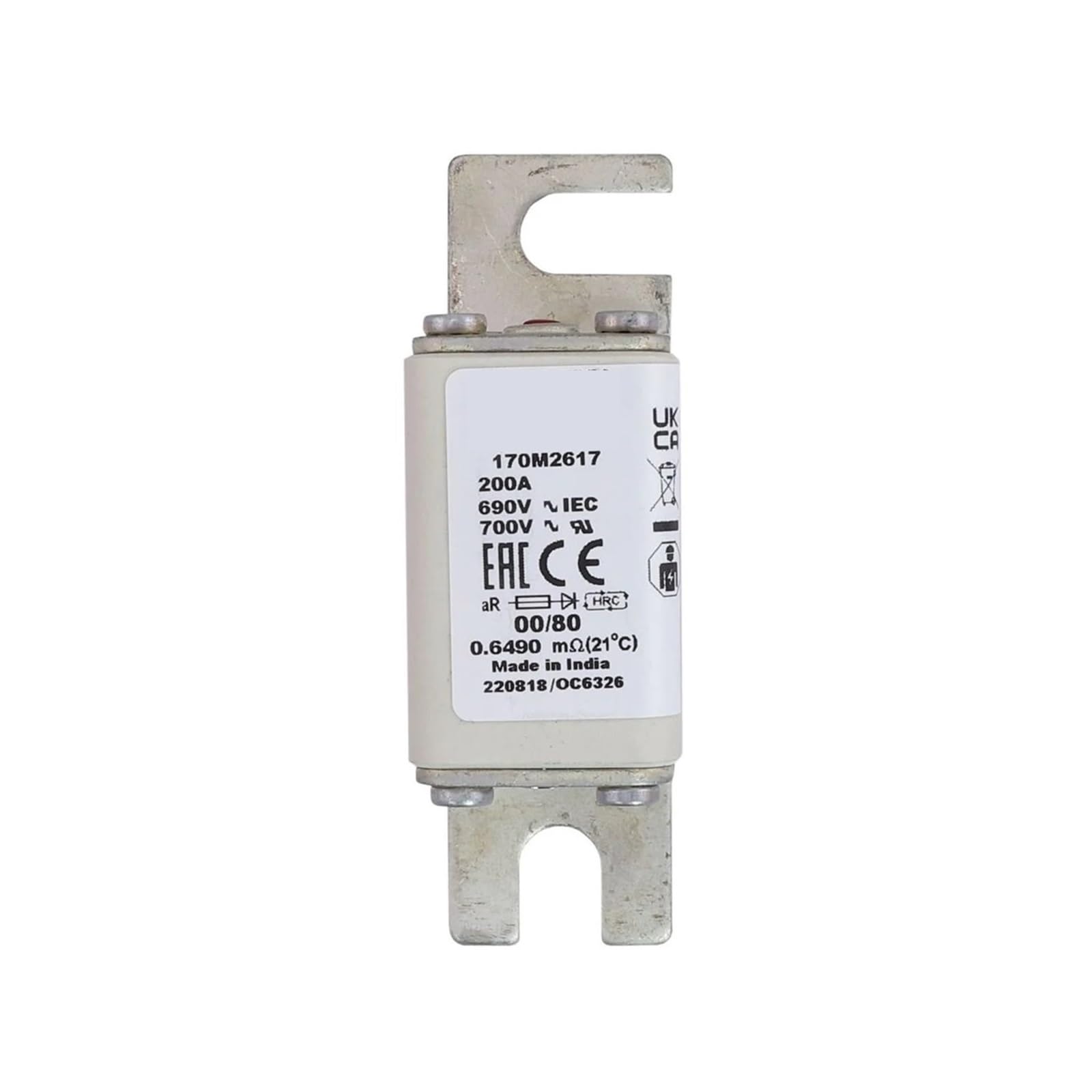 Cleufwko One Color 170M2620 Fuse 170M2620