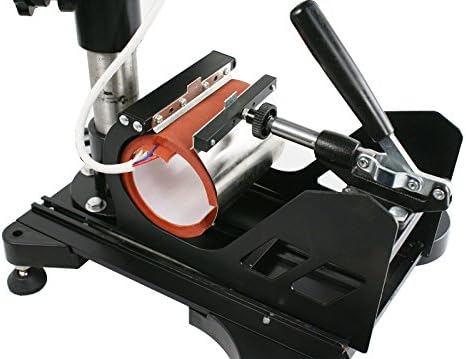 Miniatura 6 de ZENY Máquina de prensa de calor para camiseta de 12 x 15 pulgadas, kit combinado 6 en 1, sublimación de transferencia de calor para tapa de placa y