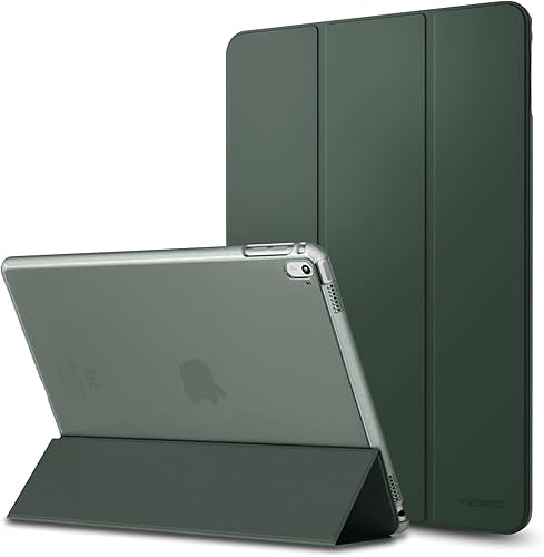 MoKo Case Fit iPad Pro 9.7 - Funda delgada y ligera con protector trasero translúcido esmerilado para iPad Pro 9.7 pulgadas 2016 Release Tablet