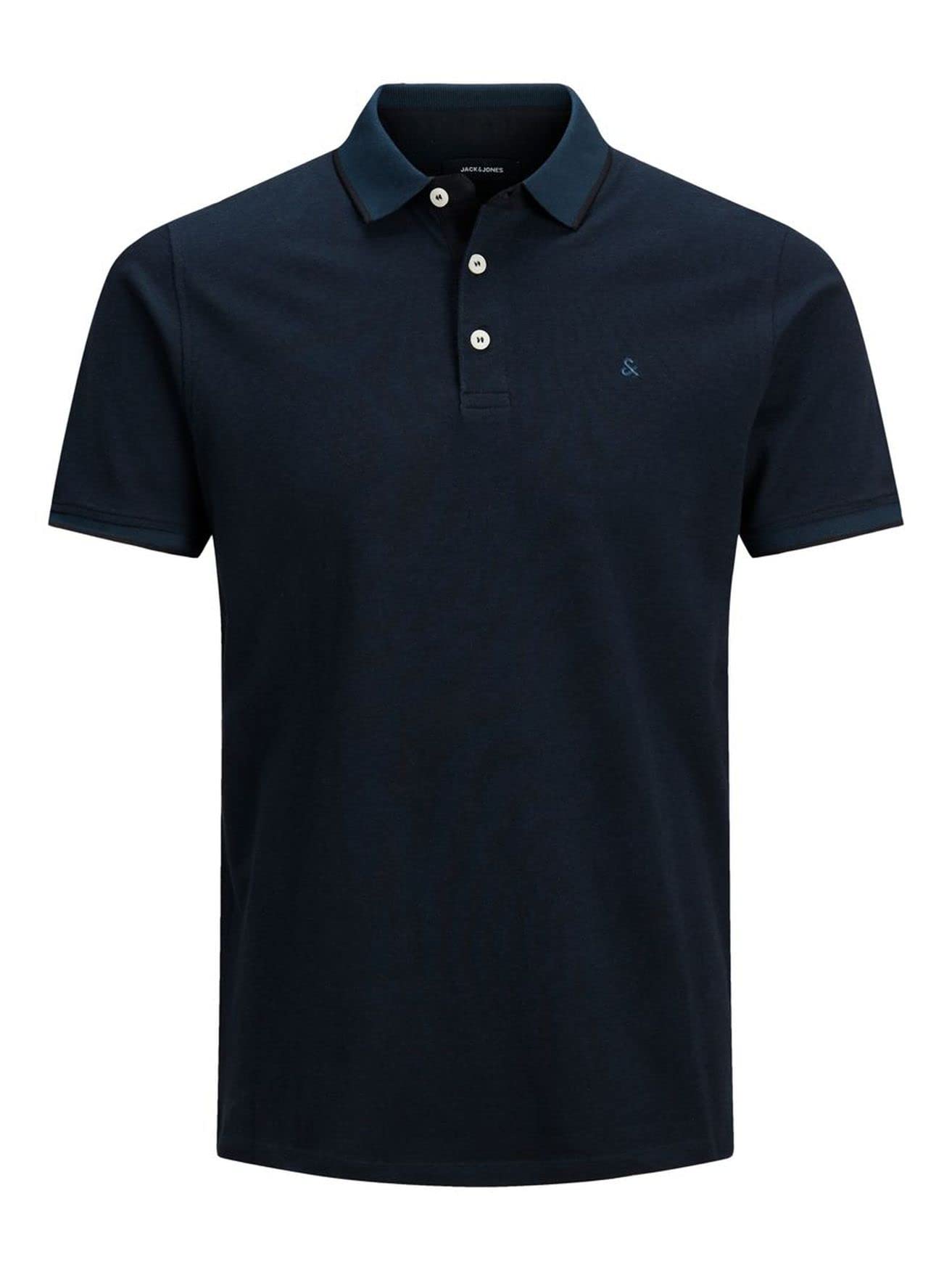 Jack & Jones Men's Bleu Polo Shirt Large Size Paulos