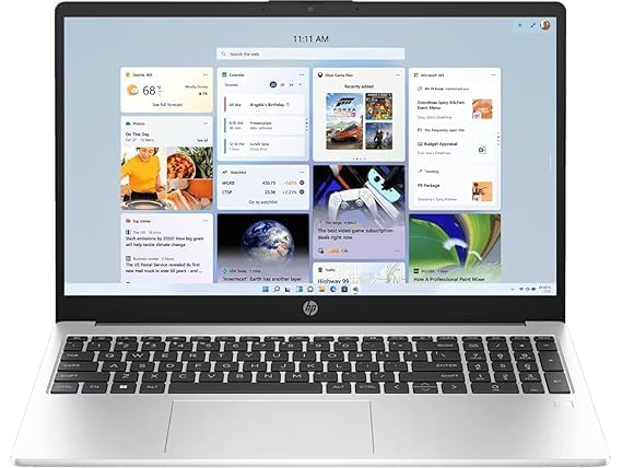 HP 255 G10, AMD Ryzen 3 7320U Quad Core -(DOS 16 GB RAM /512 GB SSD/AMD Radeon Graphics) Thin and Light Business Laptop/15.6″ HD Display/Turbo Silver/1.5 Kg