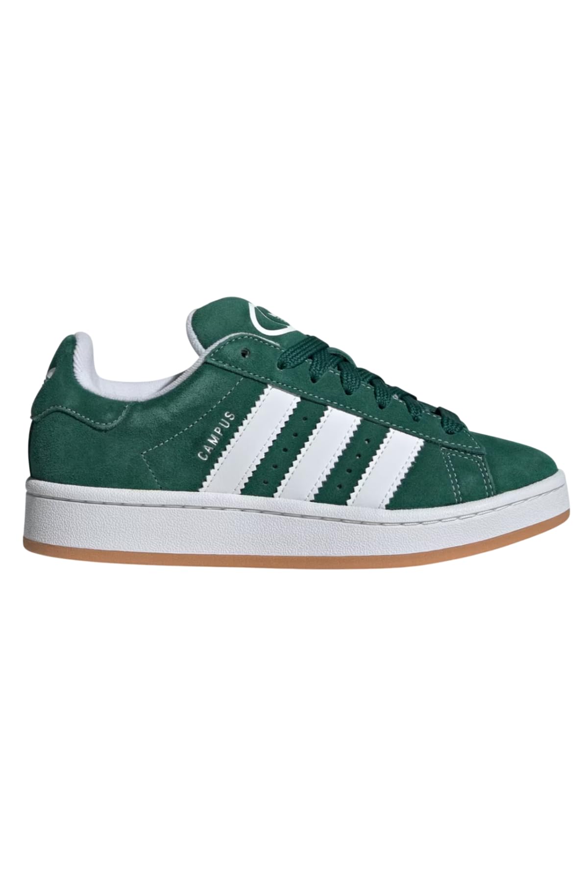 adidas Campus 00s J Big Kid Sneaker, Dark Green/Cloud White/Off White, Size 4.5