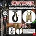 Manual Lever Hoist, 1.5 Ton (3300lbs) Capacity 10Ft Come Along, G80 Steel Chain and Double-Pawl Brake, Hand Winch Tool for Garage and Heavy Duty Lifting (Black)