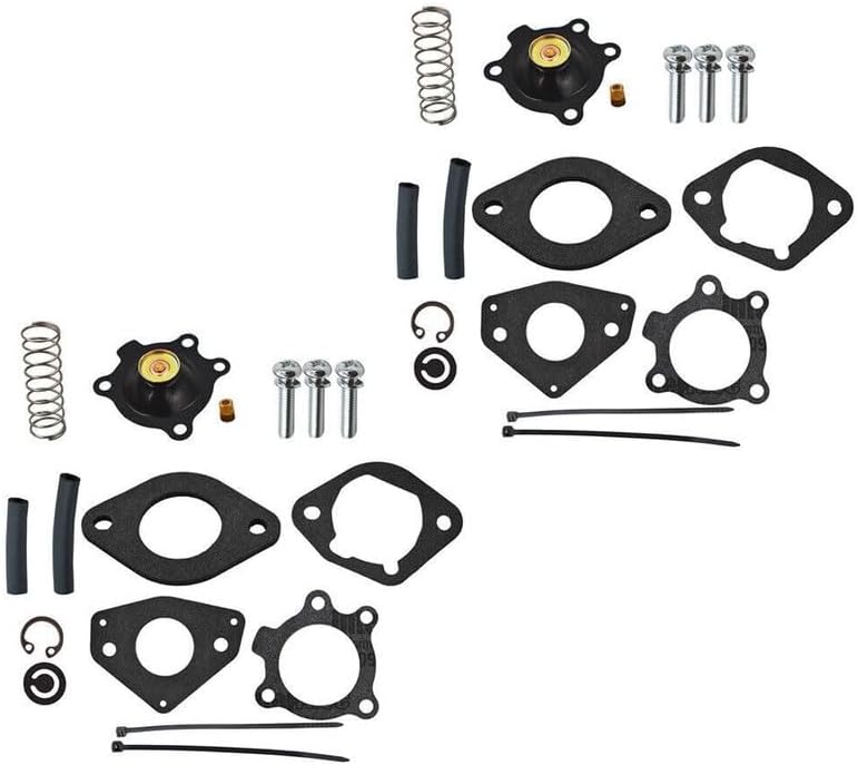 #US Spare Parts 2 Pack Carburetor Accelerator Pump Repair Kit for Kohler 24 757 21-S CV724 CV725 (foxwpart#1225.12152)