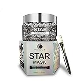 Water Ice Levin New Star Mask glitter acne mask,Moisturizing Deep Cleaning Pore, Make the Face Shiny Firming Anti-wrinkle ，Peel Off Facial Face Masks Oil control Masks（100G）