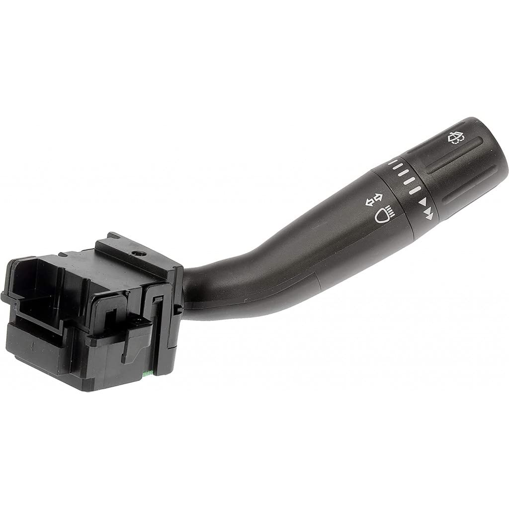 KarParts360 for Ford F-250/F-350 Super Duty/F-150 2011 2012 2013 Multifunction Switch Assembly | Black | Male Connector | White Indicator | with Lever | Replacement for BC3Z13K359BA