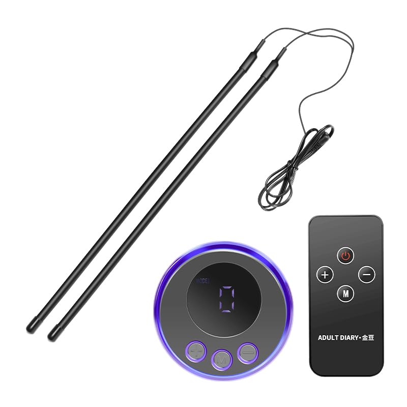 Semaxy コックリング ペニス シリコンペニスリング 男性用ペニス拘束具 DIY コックリング電動バイブ 多重拘束可能 こっくりんぐ 多用途 着脱やすいぺにすリング 19種微電気＋8種電撃モード遠隔操作可能-遠距離操作ホストセット