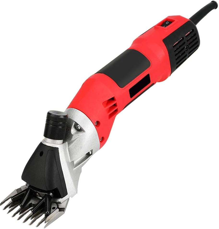 Electric Sheep Shears - 1200W High Power Large Animal Clippers Thick Coats Livestock Shears 6 Speed Horse Clippers Heavy Duty Animals Hair Fur Grooming