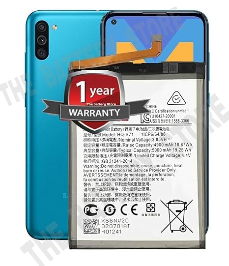 Image of Original HQ-S71 Battery for Samsung Galaxy M11 SM-M115FZKEINS / SM-M115FZKDXSG / M115F Battery with 1 Year Warranty***(V0000091)