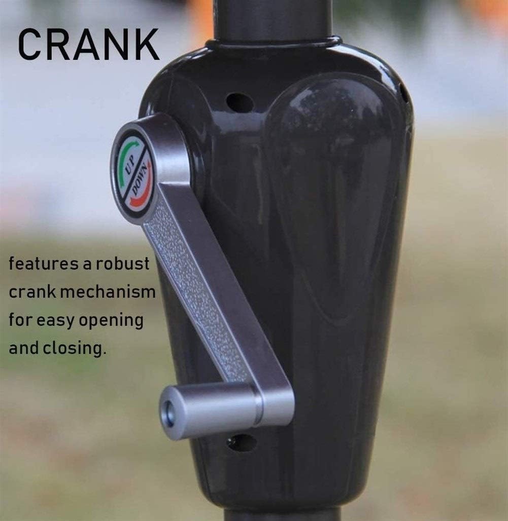 LSLYTQ Outdoor Garden Parasols Parasols 9' Outdoor Patio Market Table Umbrella, Portable Offset Patio Umbrella for Poolside, Deck, Garden, Backyard, Pool Indoor & Outdoor Use good