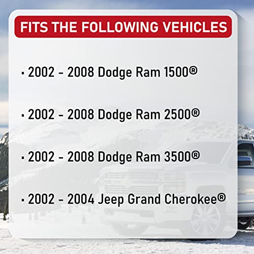 Ac Blower Motor With Fan - Replaces 5012701Ab, 5096255Aa, 5096256Aa, Pm9198, 700012 - Compatible With Dodge And Jeep Vehicles - Ram 1500, Ram 2500, Ram 3500, 2002-2004 Grand Cherokee #TOP4