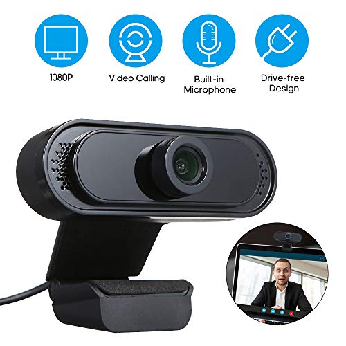 Andoer 1080P Video Webcam de Alta Definição com Mic Web CamComputer PC Câmera para Vídeo Conferência