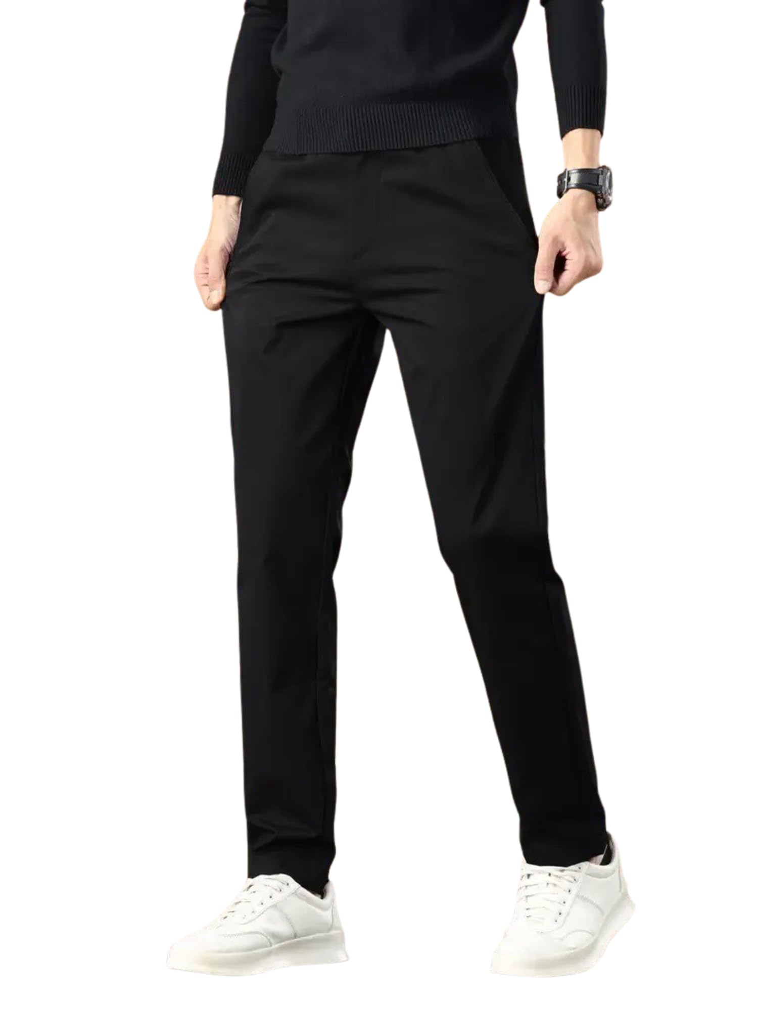 poshax Men's Regular Fit Casual Trouser || Men's Regular Trouser || Men Trouser (TR-31-34)-picture-17