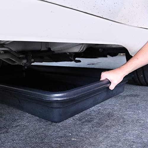 PIG Containment Tray - Rim to Rim Dimensions 52.25 L x 16.25 W x 5 H Utility Tray - Interior Bottom Dimensions 48 L x 12 W - 11.96 gal. Sump Capacity - PAK918