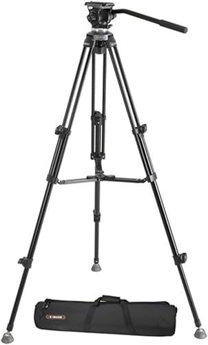 Trípode compacto profesional con cabezal fluido de 2.559 in Bowl (E-Image) (EK610)