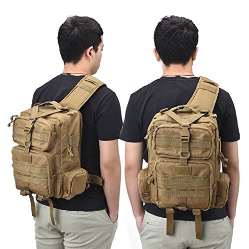 Reebow Tactical Sling Bag Pack Military Sling Backpack Assault Range Bag #TOP2