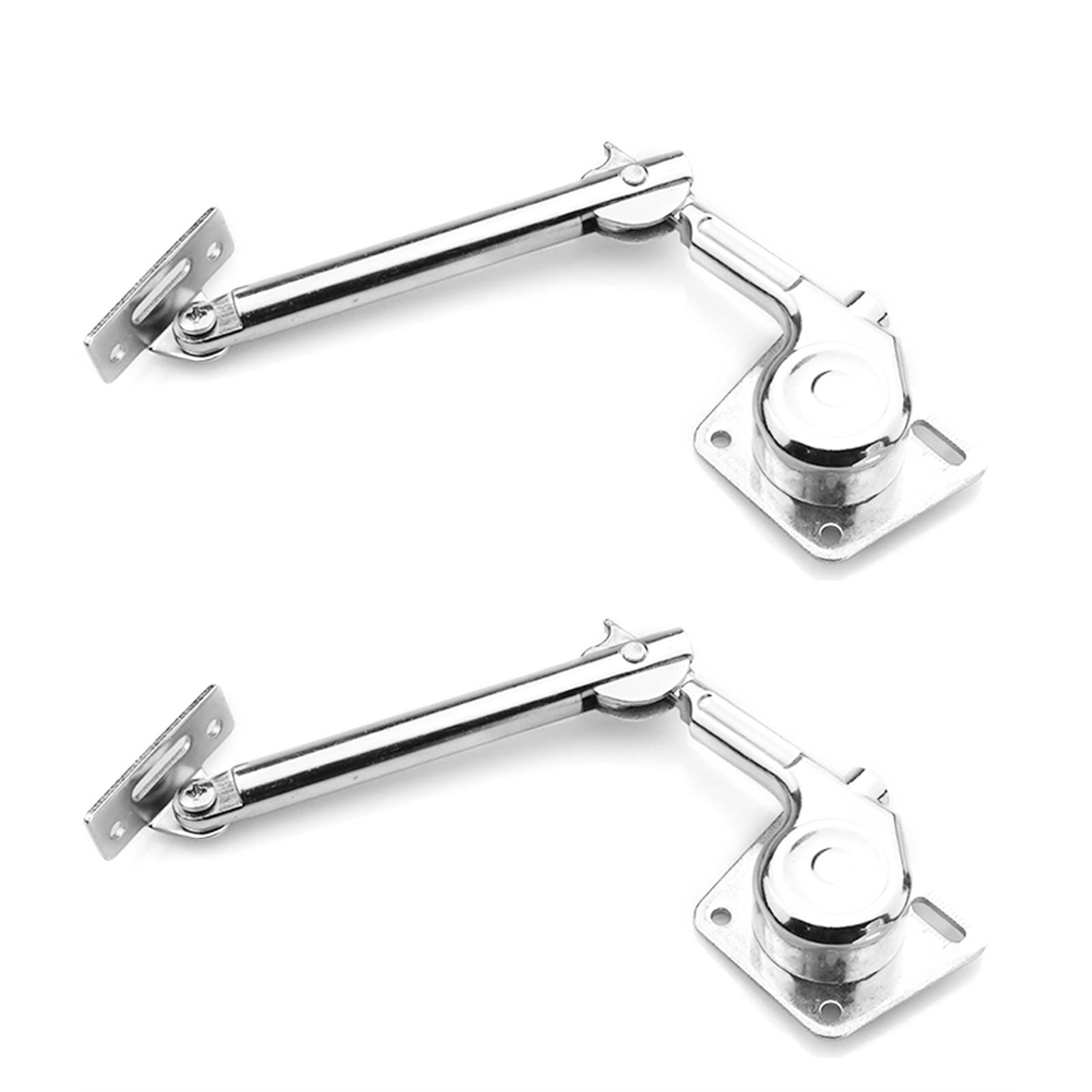 2 Pieces of Silver Alloy Hinge, Beautiful, Suitable for Cabinets, Closet