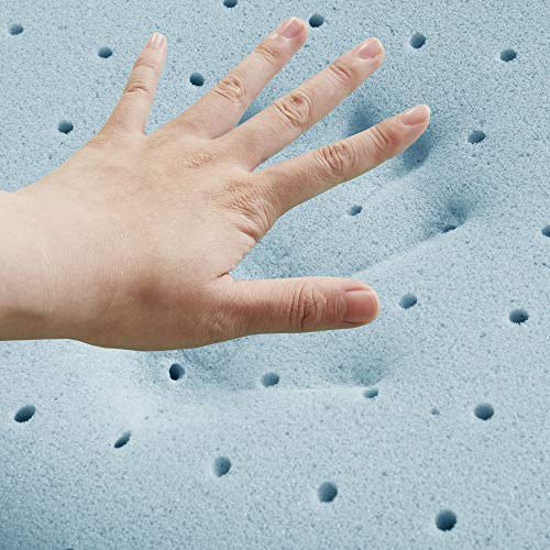 Sleep Philosophy Gel Infused Memory Foam Mattress Topper Luxurious Hypoallergenic All Season Enhanced Bed Support, Twin Xl(2" Thick), Removable Cooling Cover #TOP4