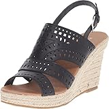 Rampage Womens Harper Wedge Sandal with Espadrille