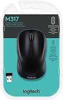 Vista 5 de Logitech M317 ratón inalámbrico, 2.4 GHz con receptor USB, seguimiento óptico de 1000 DPI, batería de 12 meses, compatible con PC, Mac, portátil