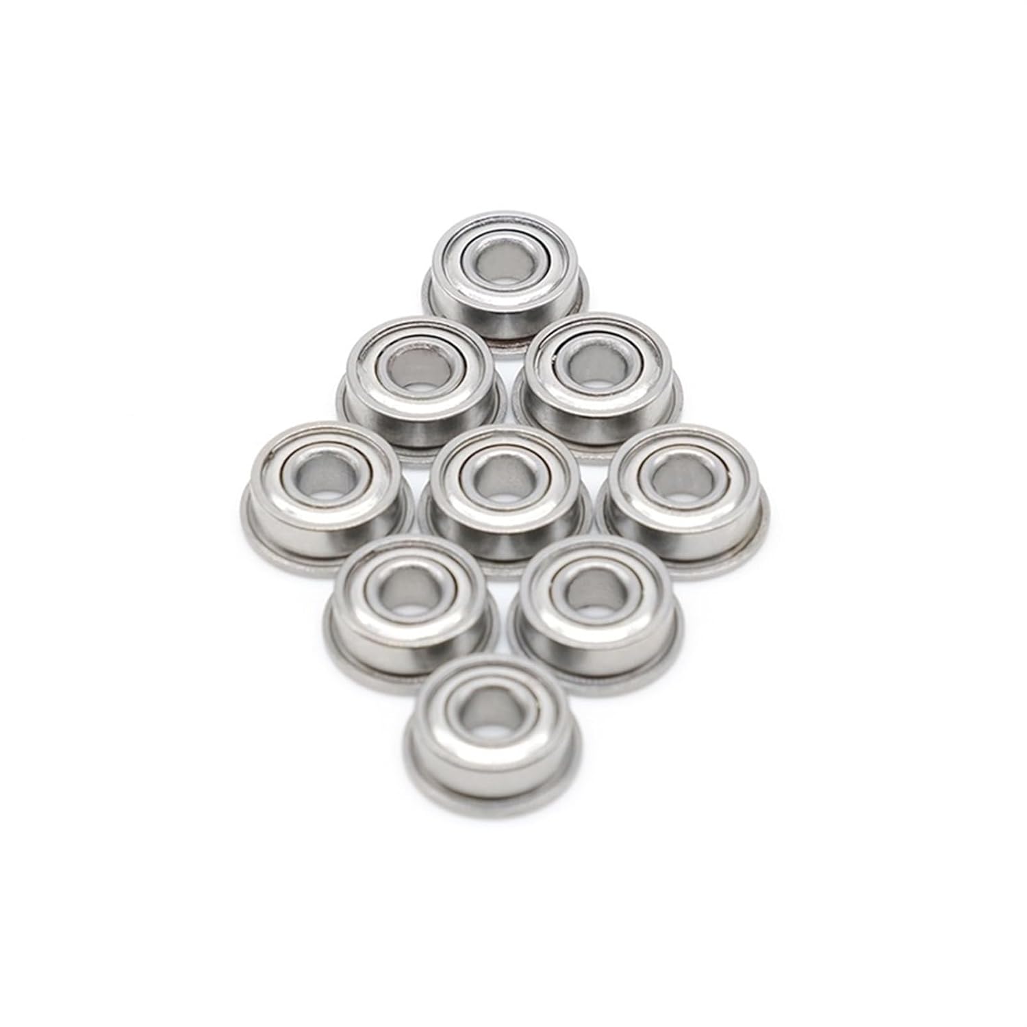 フランジボールベアリングMF115ZZ 5X11X4 Mm ABEC-7 10個