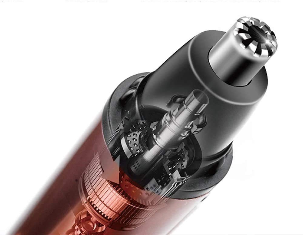trymer do nosa, Profesjonalny, elektryczny trymer do brwi i twarzy z możliwością ładowania przez USB, głowicą Double Edge