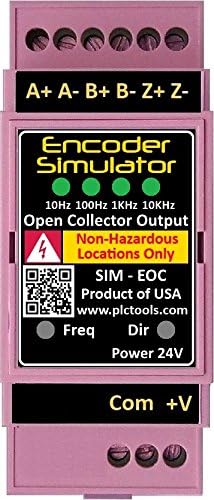 Encoder Simulator and Tester 5 to 24VDC Open Collector