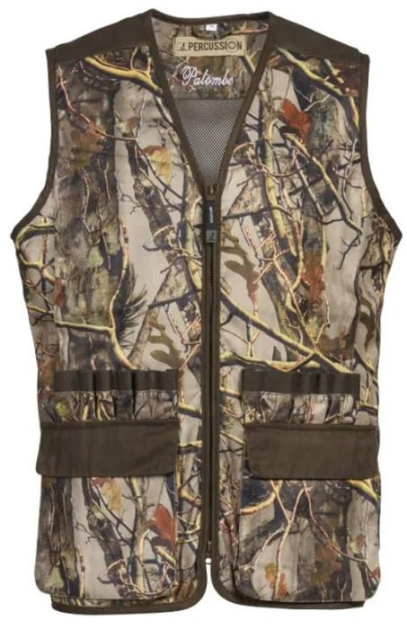 Percussion - Gilet de Chasse Palombe GhostCamo Forest S