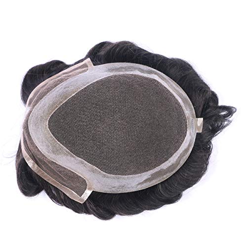 Hollywood Base Men’s Brown Hair System Toupee