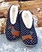 Sherpa-Lined Critter Slippers (Dog M/L 8.5-10)