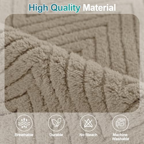 Turquoize Waterproof Couch Cover for Dogs Fuzzy Pet Couch Covers for Sofa Thick Dog Bed Cover Non-Slip Sofa Covers for 3 Cushion Couch Protector Slipcover Pet Friendly (1 PC,Khaki, 36" x 72") by Turquoize - Image 3