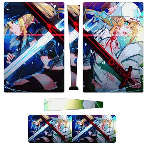 PS5 スキンシール 謎のヒロインX FGO PS5 Sticker デジタル版 PlayStation 5 スキンシール 保護カバー 本体 コントローラー スキンフィルム カバー ステッカー 指紋防止 撥油 保護シール 全面保護 プレイステーション 5