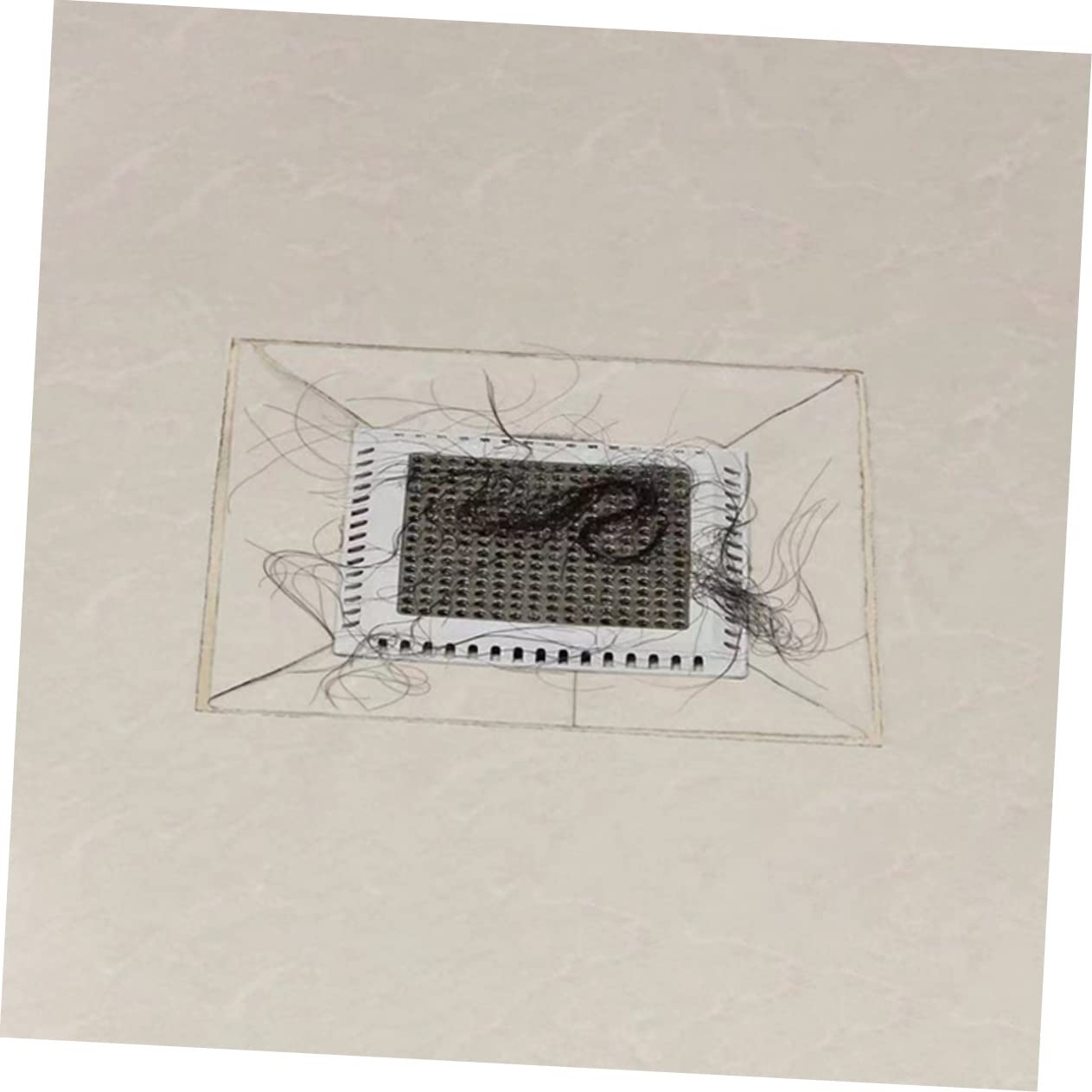HOMSFOU 5 Pezzi scarico a pavimento dentro Maglia fermacapelli da cucina tappo gocciolatoio per lavello Coperchio di scarico della doccia cattura doccia Acciaio inossidabile Silver