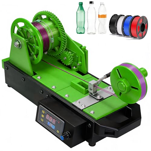 HNBYLMM Máquina Recicladora de Filamentos 3D, Extrusora de