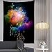 Produktbild NUQE Wandbehang Tapisserie Astrologie Mystik Hexerei Magie und ihre Symbole Abstrakt Bohemian Hippie Wandmontage A3 100x150cm