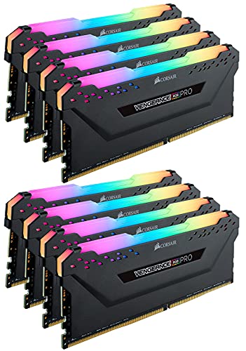 CORSAIR Vengeance RGB PRO - DDR4 - 256 GB: 8 x 32 GB - DIMM 288-PIN - ungepuffert - RAM - Immagine 12