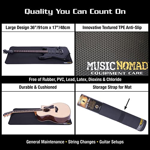 MusicNomad MN208 Premium Instrument Work Mat, 17-Inch by 36-Inch by MusicNomad - Image 2