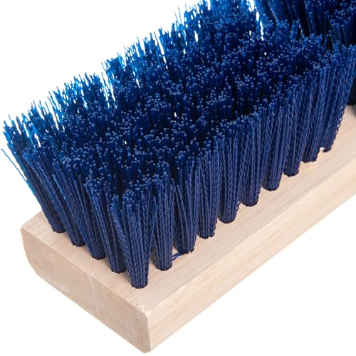 Image of Carlisle FoodService Products 36193P14 Blue Color, 10 inch Polypropylene Deck Scrub Brush
