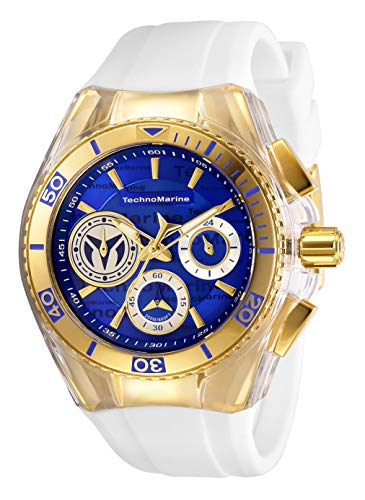 Montre chronographe Technomarine Cruise en acier de 40 mm avec son cadran noir pour femme