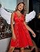 Avidlove Chemise Nightgowns Sexy Babydoll Lingerie Bridal Sleepwear Nighty Red, XL